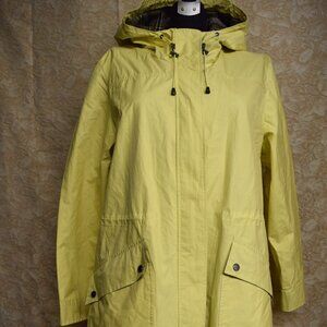 Pendleton Yellow Preppy Cotton Rain Slicker Womens Sz L Minimalist PNW Gorpcore